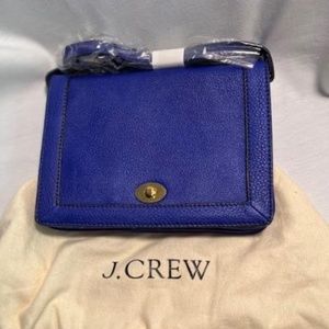 J.Crew Brand New ( NWT) Purple Leather Shoulder Bag